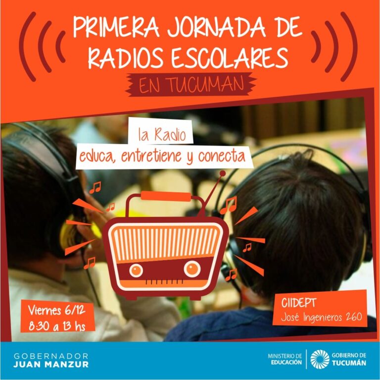 Jornada de radios escolares – Ministerio de educación de Tucumán